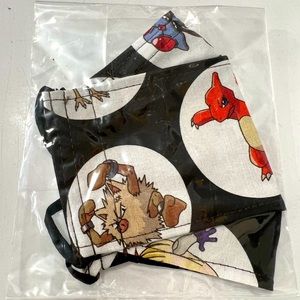 Pokemon NWOT face mask